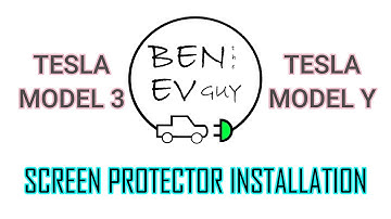 screen protector installation | Tesla Model 3 and Tesla Model Y