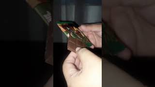 Fun Choco Bar with Rice Crispies #candy #chocolate #asmr #youtubeshorts
