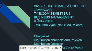 Ty bcom bm lecture 56 by pro Ms Isha vyas
