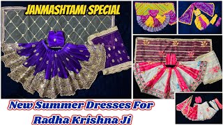 New Summer Dresses For Radha Krishna Ji || Janmashtami Special