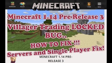 Minecraft 1.14+ Villager Trading LOCKED - HOW TO FIX - Data Pack!