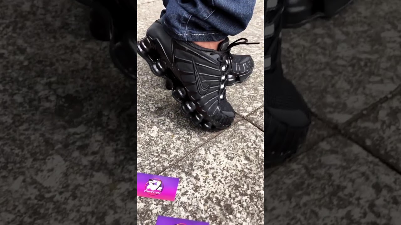 NIKE SHOX TL 12 MOLAS PRETO ALL BLACK 🔥 SUPER PROMOÇÃO NO SITE