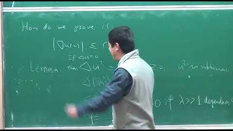 Lihe Wang (University of Iowa) / Regularity theory for elliptic and parabolic equations 2