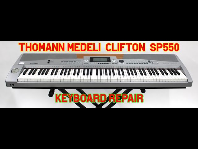 Thomann SP5500 Digital Piano Keyboard fix part 1 - YouTube