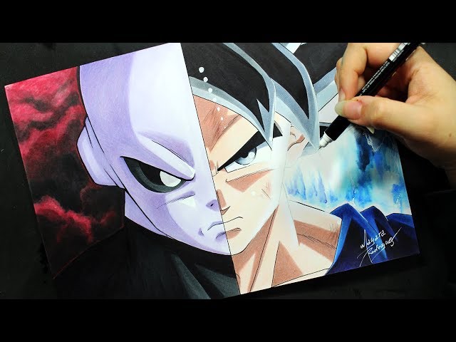 Drawing - Freeza, Son Goku (Mayara Rodrigues