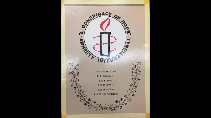 A Conspiracy Of Hope Tour 06/15/1986 (Pt. 1) MTV Broadcast w/ commercials