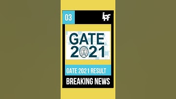 GATE 2021 Result To Be Declared| Latest education news | IPF | #shorts