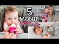 5 MONTH UPDATE | Breastfeeding Struggles & Sleep Training