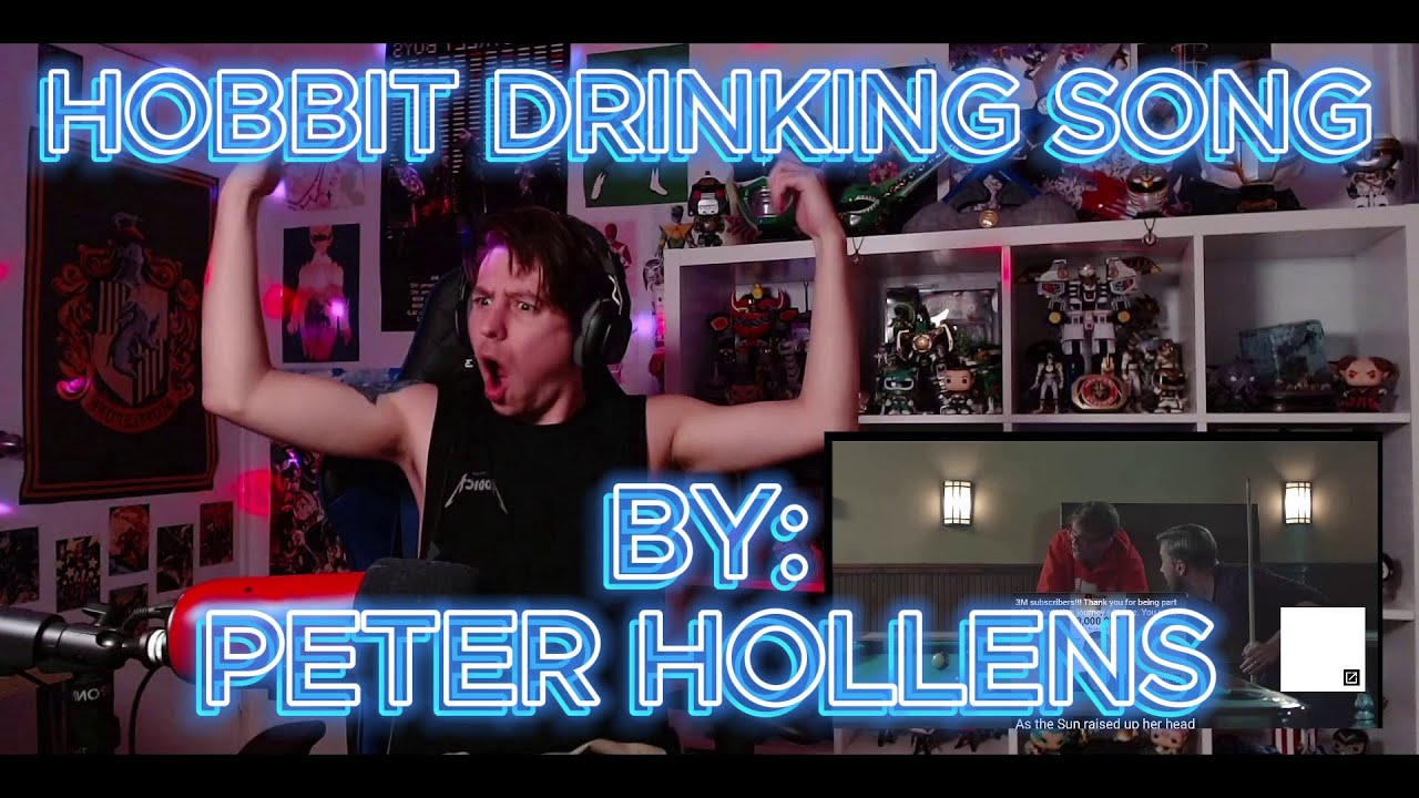 THIS WAS EPIC!!!!! Blind reaction to Peter Hollens - Hobbit Drinking Medley