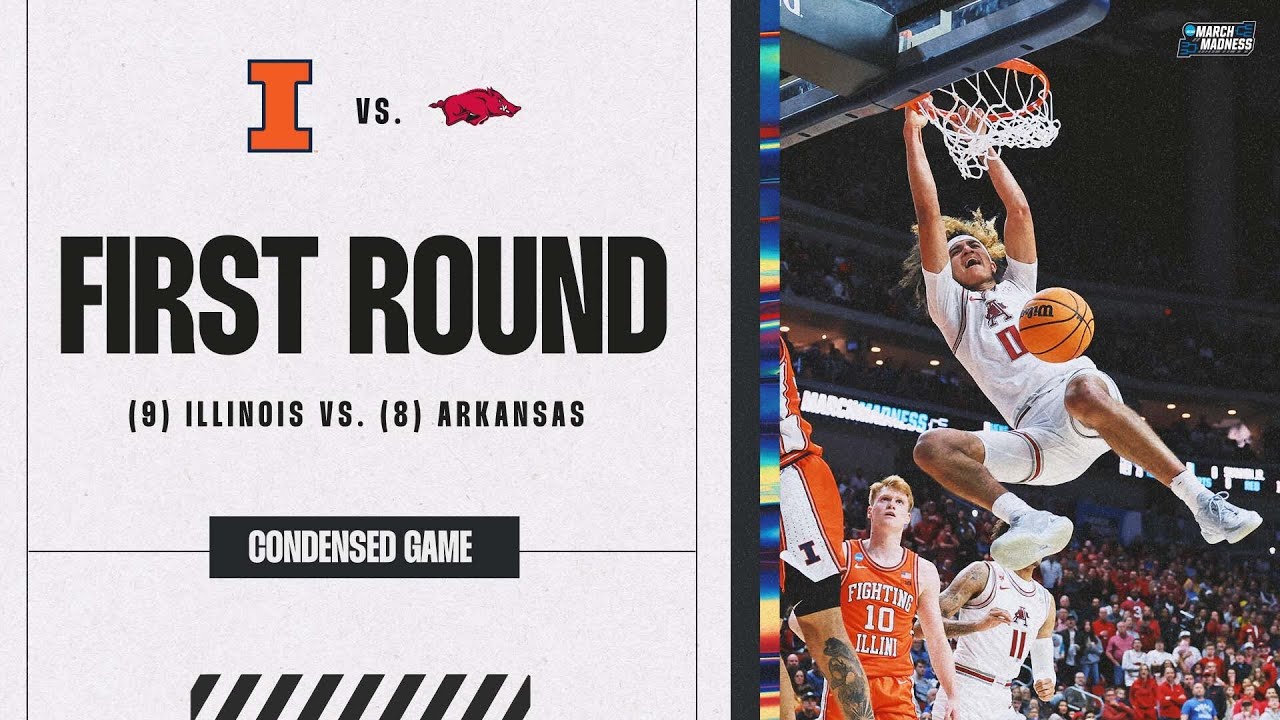 Arkansas Razorbacks vs. Illinois Fighting Illini: 1st Half Highlights