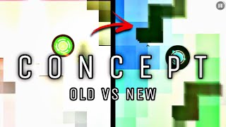 Geometry Dash: Old vs. New - Concept (by me)