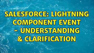 Salesforce: Lightning Component event - understanding & clarification (2 Solutions!!)