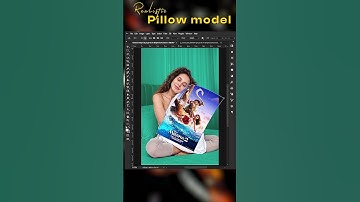 Create realistic pillow model insight Adobe Photoshop  #shortsvideo #photoshop  #photoshop2024
