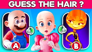 Guess the HAIR of the Cartoon Character by Voice | Elemental Movie Quiz, Super Mario, Teenage Kraken screenshot 1