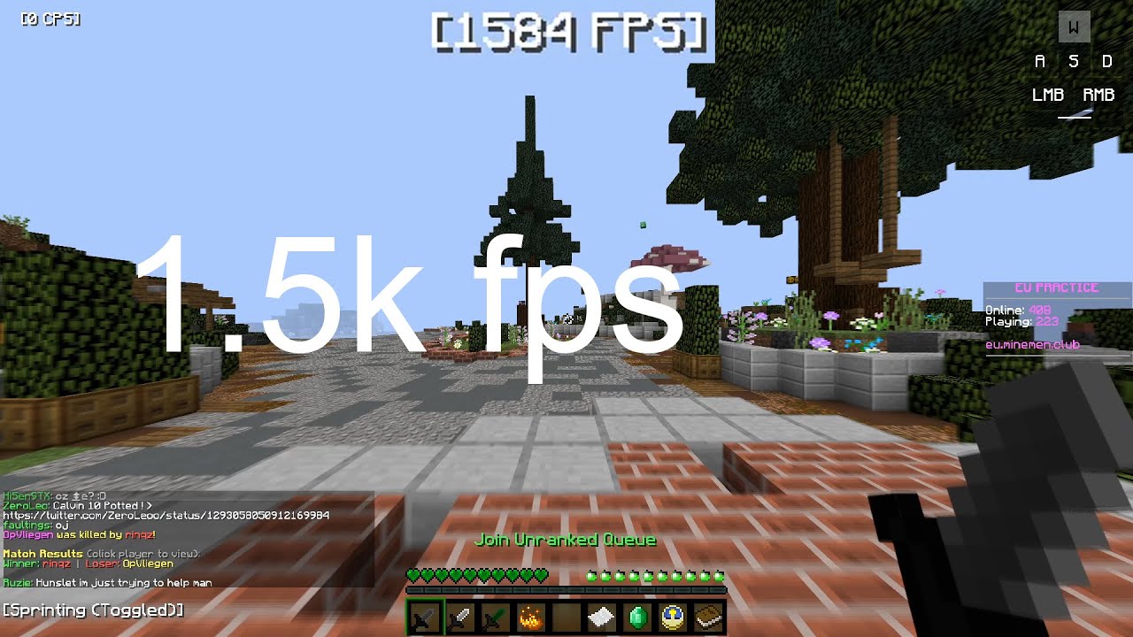 how to get 1k fps in minecraft (potpvp, hypixel) - YouTube