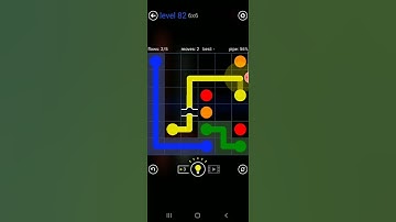 How to solve flow free bridge (6x6 mania level 82)