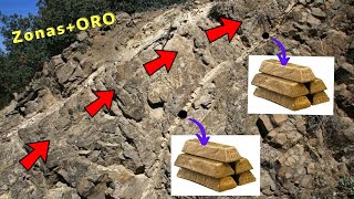 3 Secretos que NO SABES para BUSCAR ORO en los Rios y Vetas. panning gold