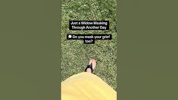 Just a Widow Masking Through Another Day 💔 | Grief Journey #widowlife