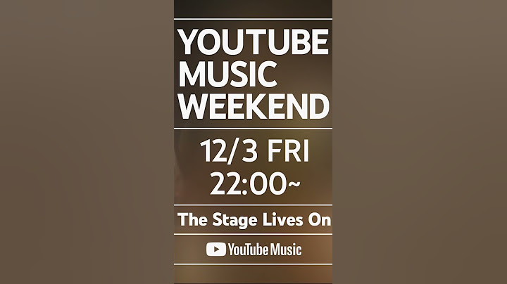 YouTube Music Weekend vol.4 Dec. 3 at 10 p.m. (JP)