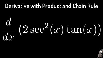 The Derivative of h(x) = 2*sec^2(x)*tan(x) Product Rule Example
