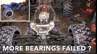 TRAXXAS XRT Bearings Failed Again ? Center Differential Fluid Adjustment How To !