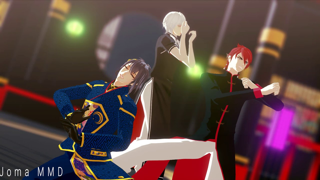 [ MMD刀剣乱舞 ] Tougen Renka / 桃源恋歌 [鶴丸国永] [大包平] [三日月宗近]