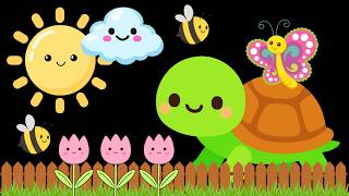 Peekaboo Nature Baby Sensory Video High Contrast Calming music #babysensoryvideo  #babysensory screenshot 3