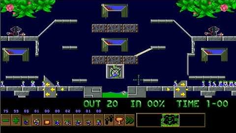 Lemmings custom - Bottomless Exit ! (widescreen) updated