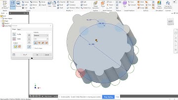 using the circular pattern with inventor to create a spur gear