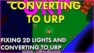 Upgrading Unity Project to URP and fixing 2D lights not affecting sprites.