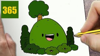 Hur Man Ritar Berg Kawaii Steg För Steg - Kawaii Ritningar Lätt