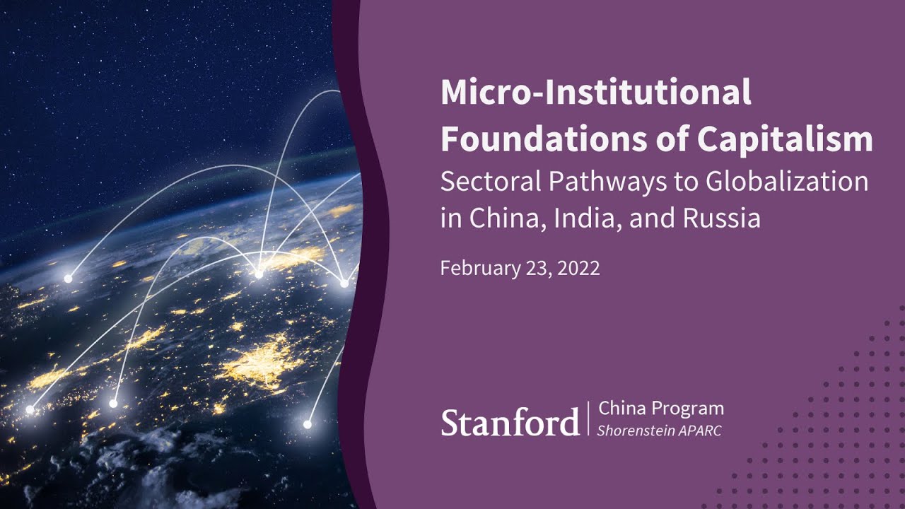 Micro-Institutional Foundations of Capitalism: Sectoral Pathways to Globalization | Roselyn Hsueh
