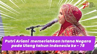 Putri Ariani at Istana Negara  Hut  RI ke 78