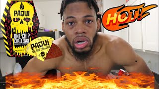 EATING THE WORLDS HOTTEST CHIP! (EXTREME ONE CHIP CHALLENGE GONE WRONG)