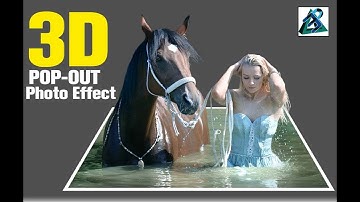 Photoshop Tutorial - How To Create 3D Pop Out Effect - Photoshop Manipulation