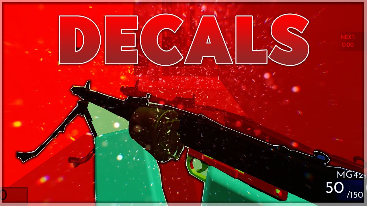 Decals (Roblox Arsenal Montage)
