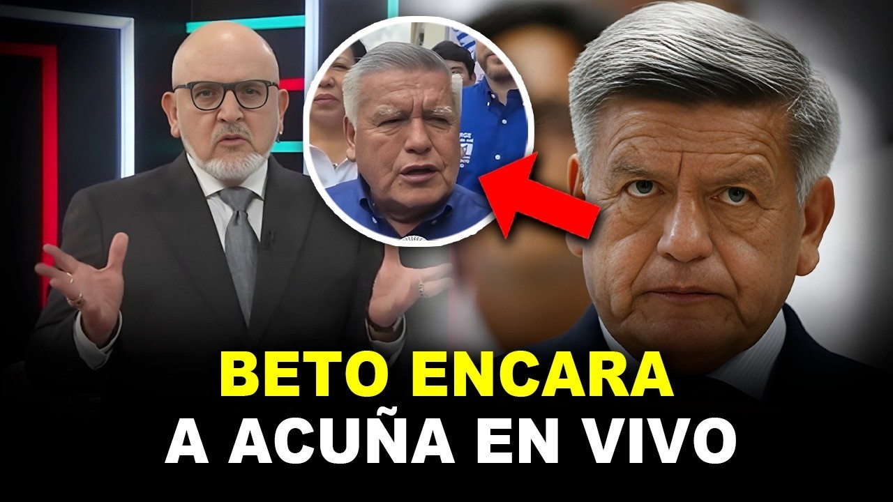 🔥¡Sin filtro! Beto Ortiz CUESTIONA a César Acuña tras acusar de “LOBISTA” a Rafael López Aliaga