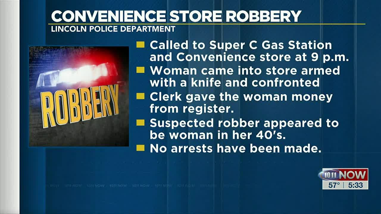 Police respond to robbery at south Lincoln convenience store - YouTube