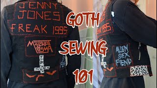 GOTH 101: How To Sew On A Patch