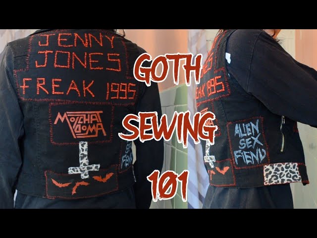 GOTH 101: How To Sew On A Patch 