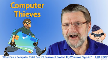 What Can a Computer Thief See If I Password Protect My Windows Sign-in?