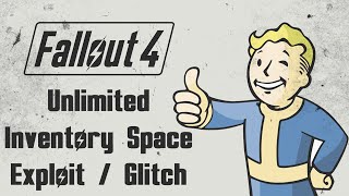 Fallout 4 - Unlimited Inventory Space Exploit / Glitch using Companion (No Weight Limit)