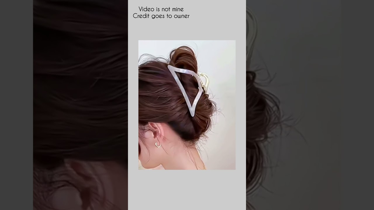 5-second messy bun | hairstyle ideas | messy hairstyle for summer | lifestyle shorts 