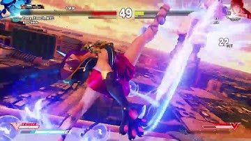 SFV - Successful corner combo with Menat