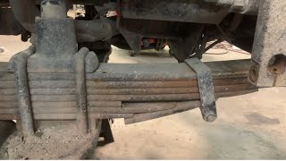 Volvo Dump Truck | Front Leaf Springs + Steering Components Replacement | Tapered King Pin