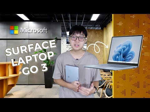 Surface Laptop Go 3 vừa ra mắt | nâng cấp cấu hình mới  Intel i5 1235U, RAM 16GB, nhiều màu sắc