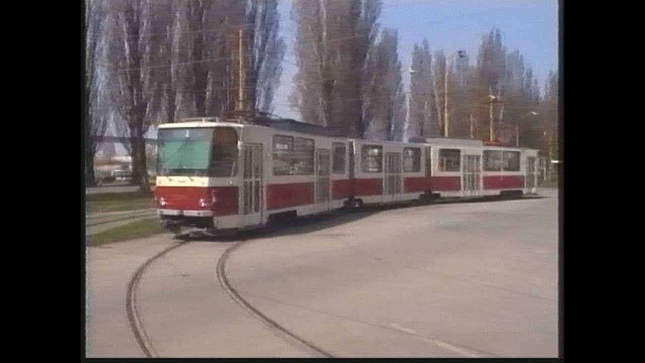 1995-04-21 Kosice Slovakia, Tatra trams and Skoda trolleybuses