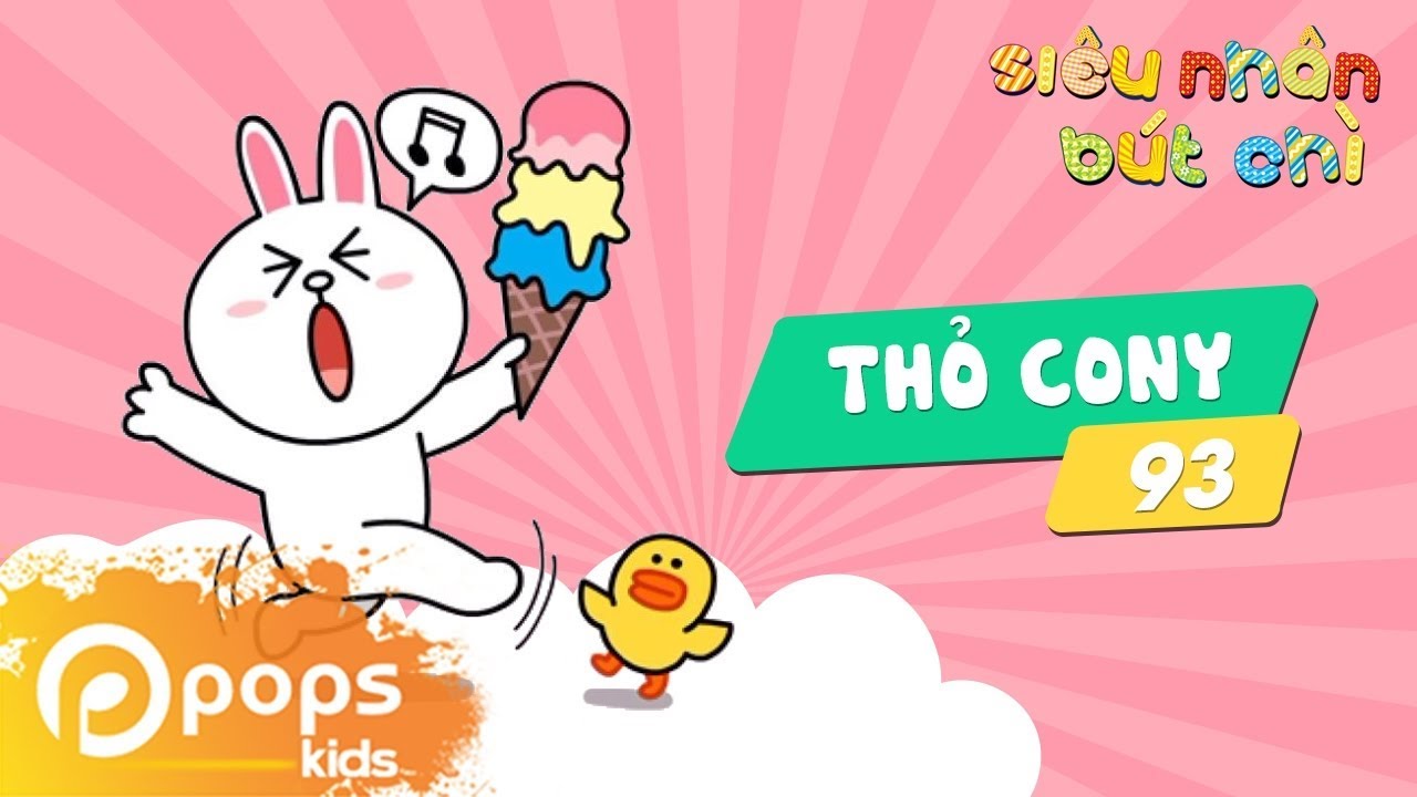 Hướng Dẫn Vẽ Thỏ Cony - Siêu Nhân Bút Chì - Tập 93 - How to draw Cony