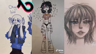 Miniatura de "🤍🧷 ALT TIKTOK DRAWING | ALTERNATIVE TIK TOK COMPILATION 🌑🖤| goth emo aesthetics"