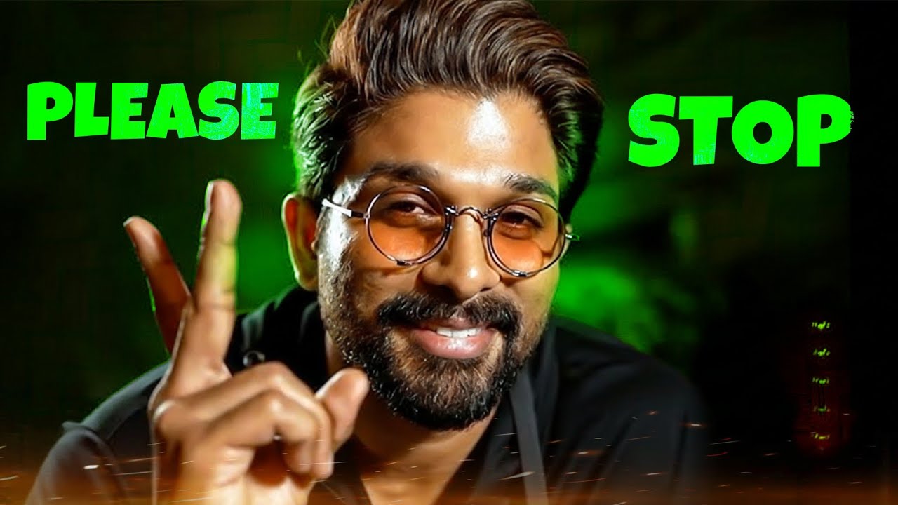 Someone Please Stop Allu Arjun!!⚠️🛑